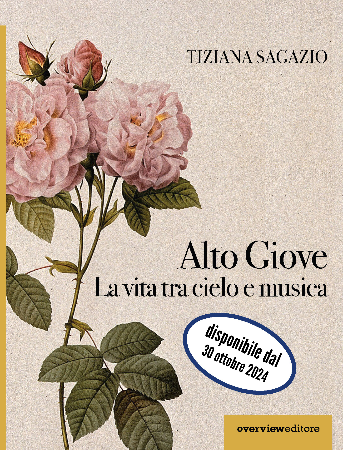 copertina Alto Giove Tiziana Sagazio disponibile dal